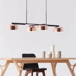 Staunton And Henry Modern Copper Island Pendant Light