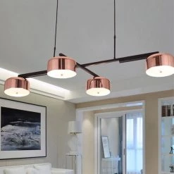 Staunton And Henry Modern Copper Island Pendant Light