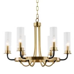Staunton And Henry Elegant Modern Gold Chandelier Lighting