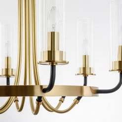 Staunton And Henry Elegant Modern Gold Chandelier Lighting