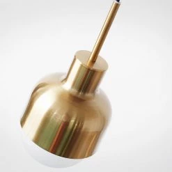 Staunton And Henry Lighting Modern Brass Glow Pendant Light