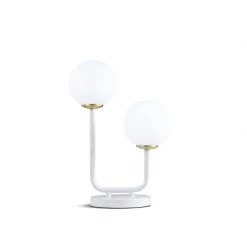 Staunton And Henry Retro Modern Frosted Glass Table Lamp