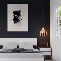 Staunton And Henry Lighting Cowbell Copper Pendant Light