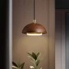 Staunton And Henry Dark Wood Pendant Light