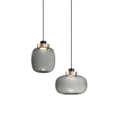 Staunton And Henry Lighting Mars Retro Modern Glass Pendant Light
