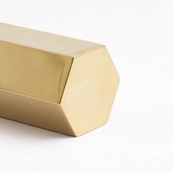 Staunton And Henry Modern Geometric Brass Plant Pot 7 Staunton And Henry Modern Geometric Brass Plant Pot