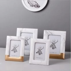 Staunton And Henry Home Accessories Modern Marble Picture Frame