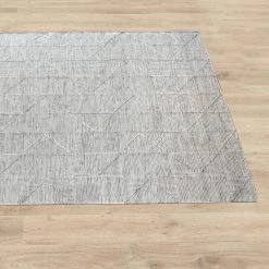 Staunton And Henry Yerem White And Grey Modern Rug Rugs