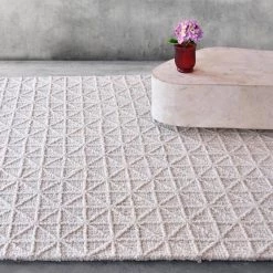 Staunton And Henry Abala Off White Wool Rug Rugs