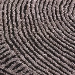 Staunton And Henry Rugs Esher Taupe And Grey Textured Wool Rug