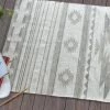 Staunton And Henry Rugs Arva Cream And Beige Modern Kilim Rug