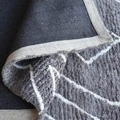 Staunton And Henry Winslet Modern Grey And White Area Rug Rugs