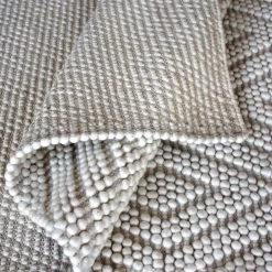 Staunton And Henry Yebishu Cream White Wool Rug