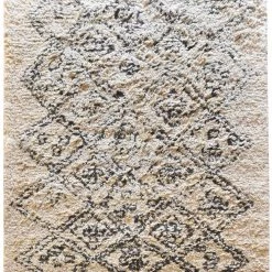 Staunton And Henry Torres White And Black Wool Rug