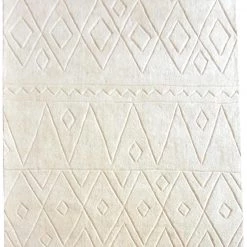 Staunton And Henry Anushka Cream White Wool Rug Rugs