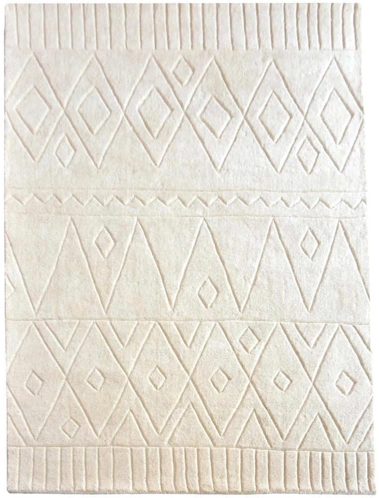 Staunton And Henry Anushka Cream White Wool Rug Rugs 2 Staunton And Henry Anushka Cream White Wool Rug Rugs