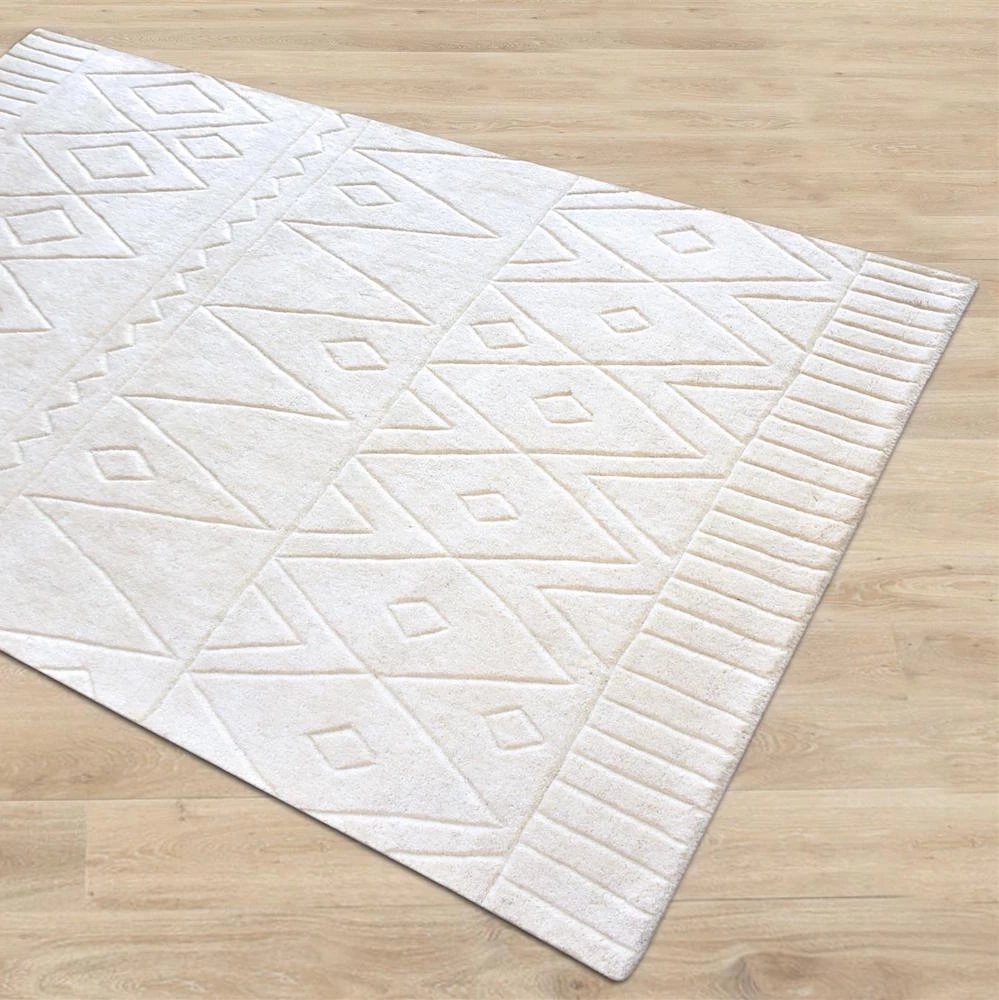 Staunton And Henry Anushka Cream White Wool Rug Rugs 6 Staunton And Henry Anushka Cream White Wool Rug Rugs