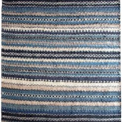 Staunton And Henry Jonas Blue Hemp Area Rug