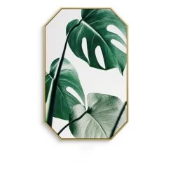 Staunton And Henry Inspirational Tropical Wall Art With Frame Wall Decor
