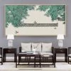 Staunton And Henry Pagoda Birds Oriental Wall Art With Frame