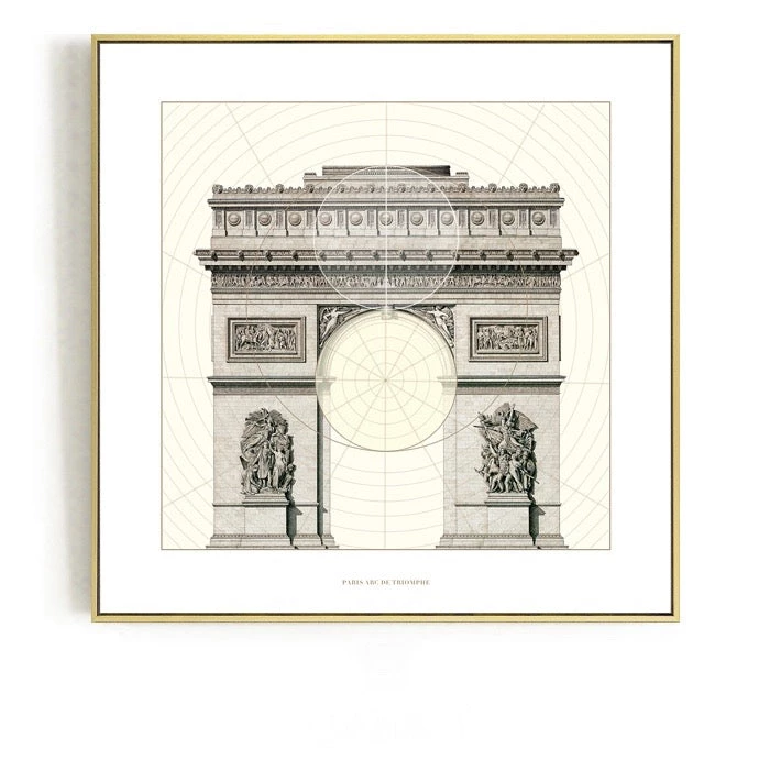 Staunton And Henry Classic Architecture Wall Art With Frame Wall Decor 4 Staunton And Henry Classic Architecture Wall Art With Frame Wall Decor