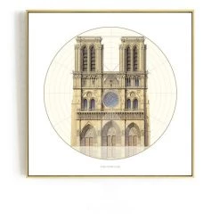 Staunton And Henry Classic Architecture Wall Art With Frame Wall Decor 16 Staunton And Henry Classic Architecture Wall Art With Frame Wall Decor