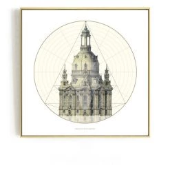 Staunton And Henry Classic Architecture Wall Art With Frame Wall Decor 17 Staunton And Henry Classic Architecture Wall Art With Frame Wall Decor