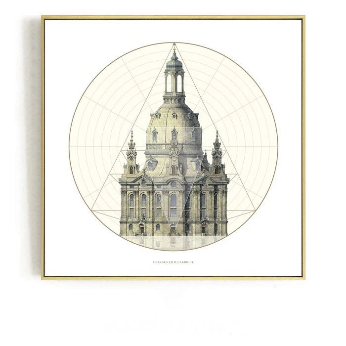 Staunton And Henry Classic Architecture Wall Art With Frame Wall Decor 7 Staunton And Henry Classic Architecture Wall Art With Frame Wall Decor
