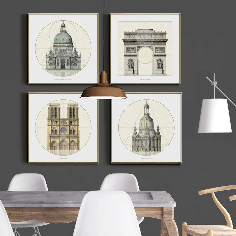 Staunton And Henry Classic Architecture Wall Art With Frame Wall Decor 9 Staunton And Henry Classic Architecture Wall Art With Frame Wall Decor