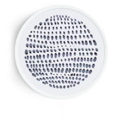 Staunton And Henry Round Blue And White Art Prints With Frame