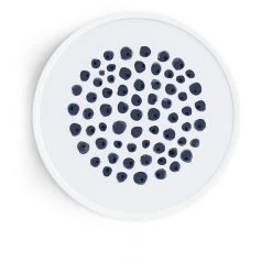 Staunton And Henry Round Blue And White Art Prints With Frame