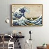 Staunton And Henry Japanese Wave Wall Art With Frame