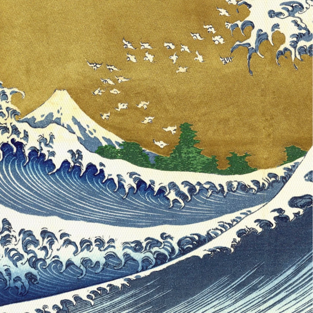 Staunton And Henry Japanese Wave Wall Art With Frame 6 Staunton And Henry Japanese Wave Wall Art With Frame