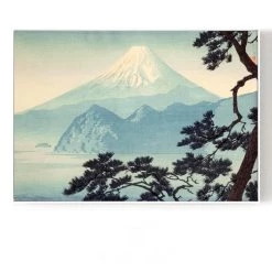 Staunton And Henry Wall Decor Japanese Mount Fuji Wall Art With Frame