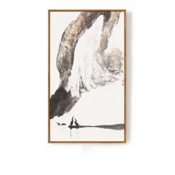 Staunton And Henry Wall Decor Black And White Japanese Wall Art With Frame