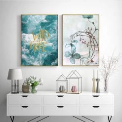 Staunton And Henry Ocean Wall Art With Frame Wall Decor 14 Staunton And Henry Ocean Wall Art With Frame Wall Decor