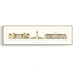 Staunton And Henry Architecture Drawing Wall Art With Frame Wall Decor
