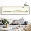 Staunton And Henry Architecture Drawing Wall Art With Frame Wall Decor