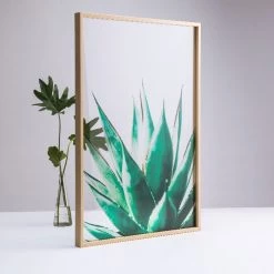 Staunton And Henry Transparent Botanical Wall Art With Frame