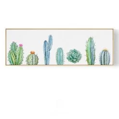 Staunton And Henry Green Leaf Wall Art With Frame Wall Decor