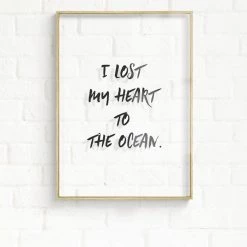 Staunton And Henry Wall Decor Transparent Ocean Wall Art With Frame