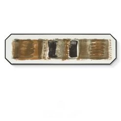 Staunton And Henry Wall Decor Beige Abstract Wall Art With Frame