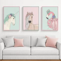 Staunton And Henry Girls Room Wall Art With Frame