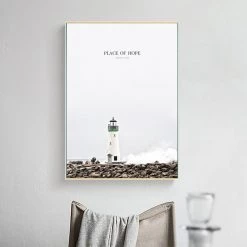 Staunton And Henry Inspirational Ocean Photographic Wall Art With Frame