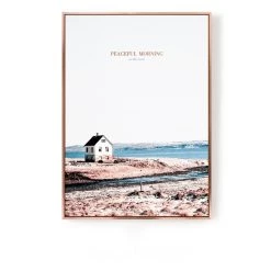 Staunton And Henry Wall Decor Pink And Blue Photographic Wall Art With Frame