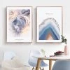 Staunton And Henry Wall Decor Pink And Blue Photographic Wall Art With Frame
