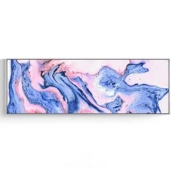 Staunton And Henry Wall Decor Wide Poured Liquid Wall Art With Frame