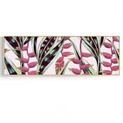 Staunton And Henry Modern Tropical Wall Art With Frame