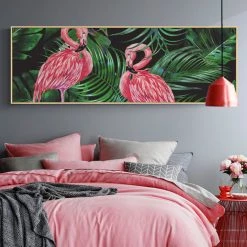 Staunton And Henry Modern Tropical Wall Art With Frame