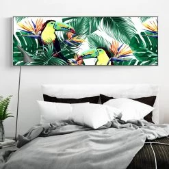 Staunton And Henry Modern Tropical Wall Art With Frame